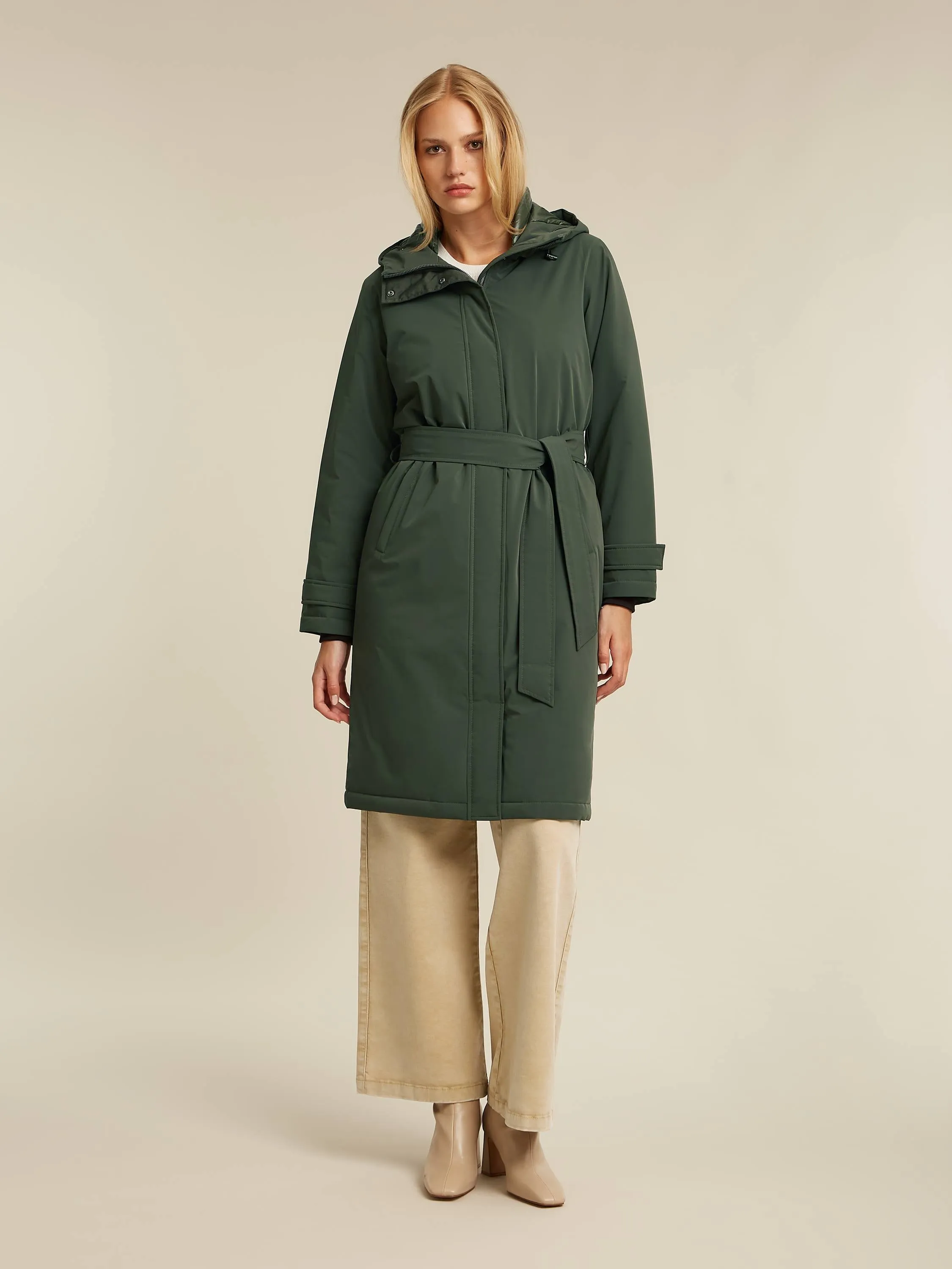 Allegra raincoat - Dark bottle