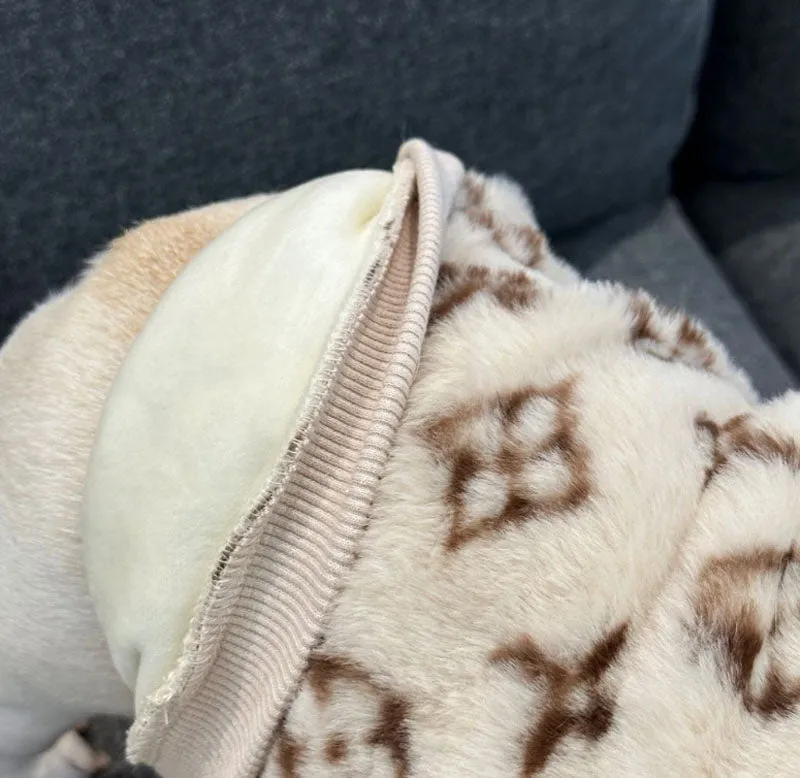 Autumn and winter dog clothes French bulldog English bulldog Pug Corgi bully pet warm plush thick clothing