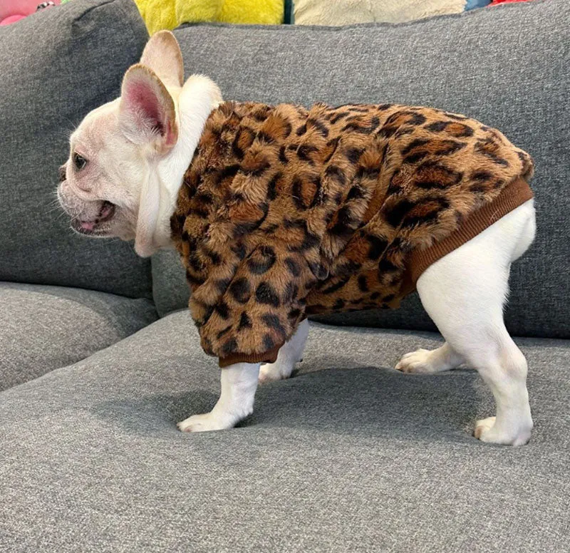 Autumn and winter dog clothes French bulldog English bulldog Pug Corgi bully pet warm plush thick clothing