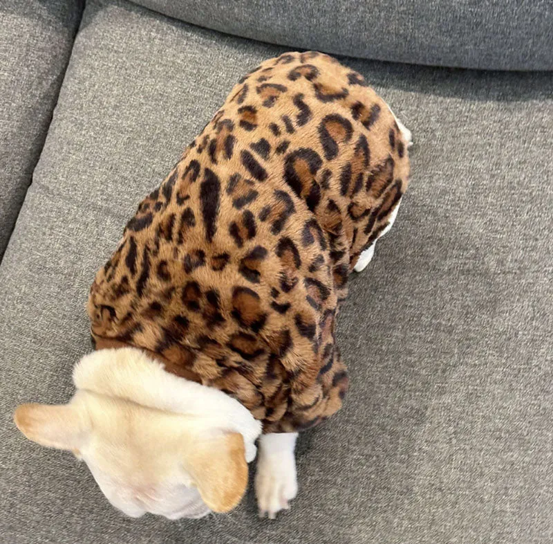Autumn and winter dog clothes French bulldog English bulldog Pug Corgi bully pet warm plush thick clothing