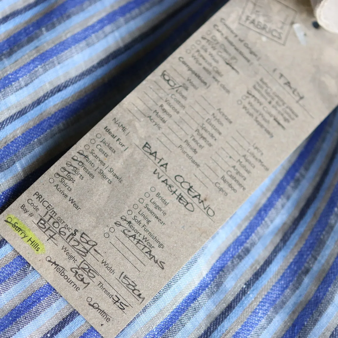 Baia Oceano Linen