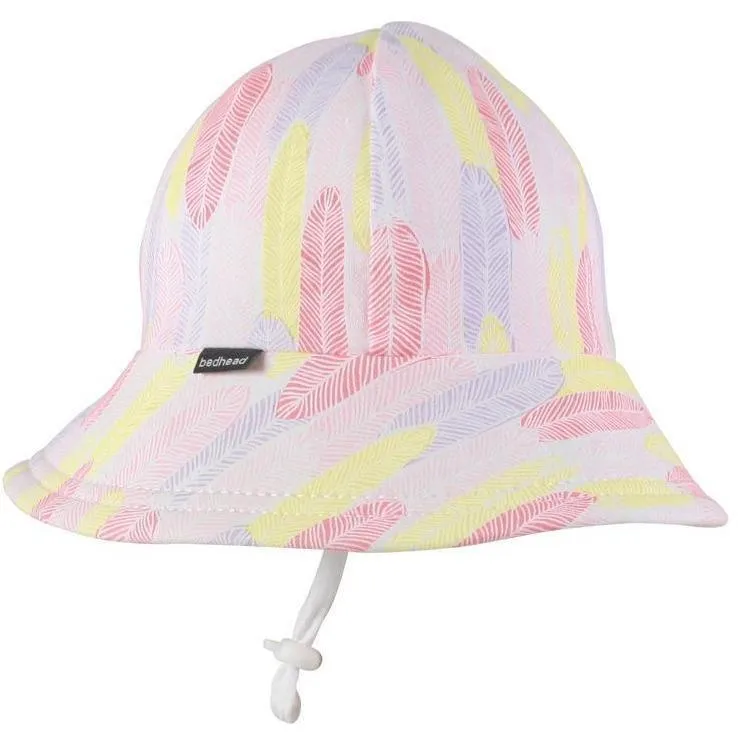 Bedhead Girls Baby Bucket Hat 'Feather' Print