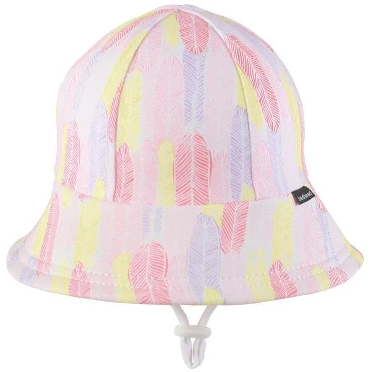Bedhead Girls Baby Bucket Hat 'Feather' Print