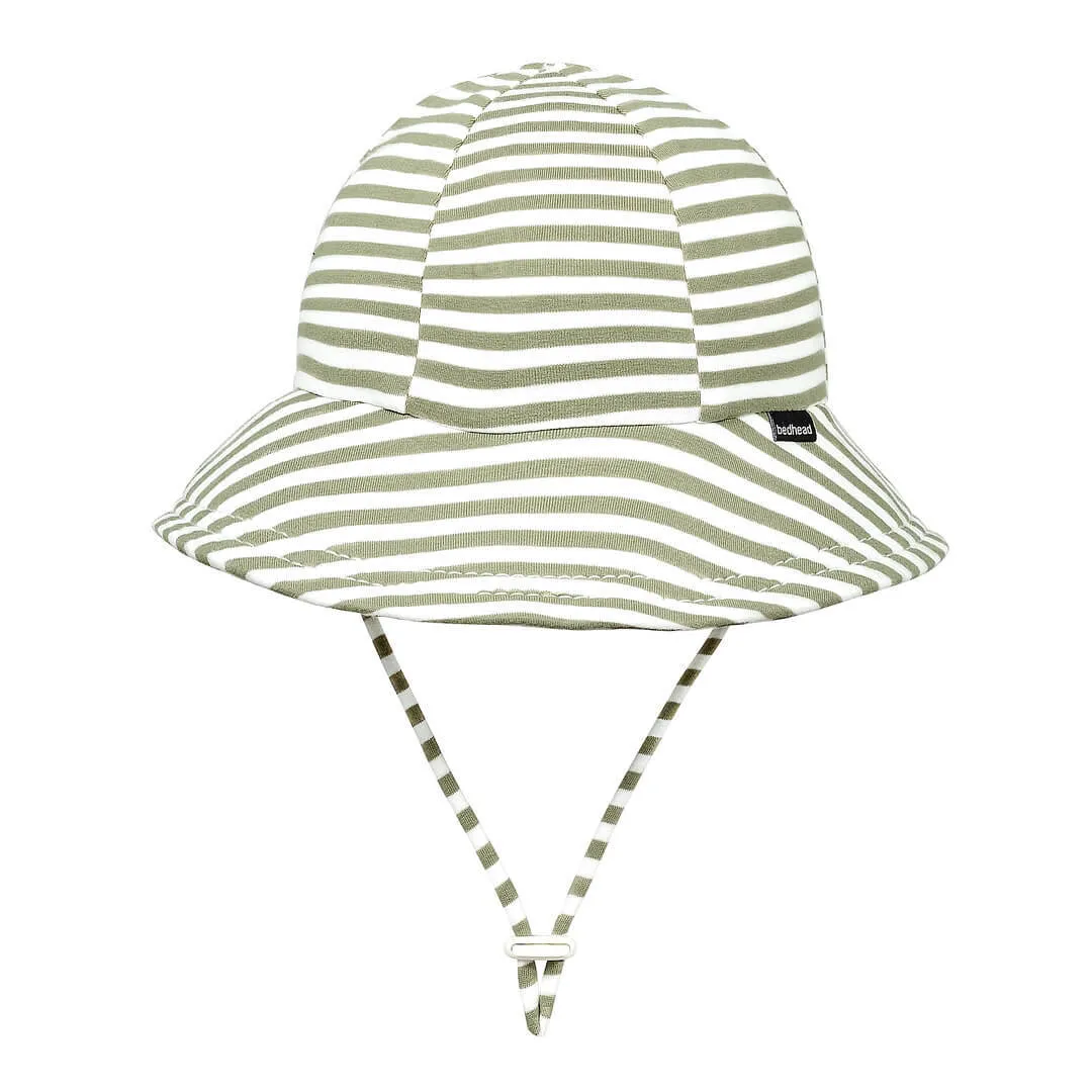 BEDHEAD TODDLER BUCKET HAT KHAKI STRIPE