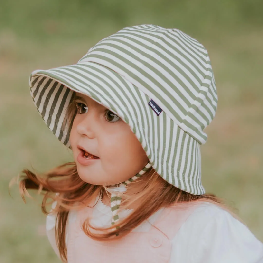 BEDHEAD TODDLER BUCKET HAT KHAKI STRIPE