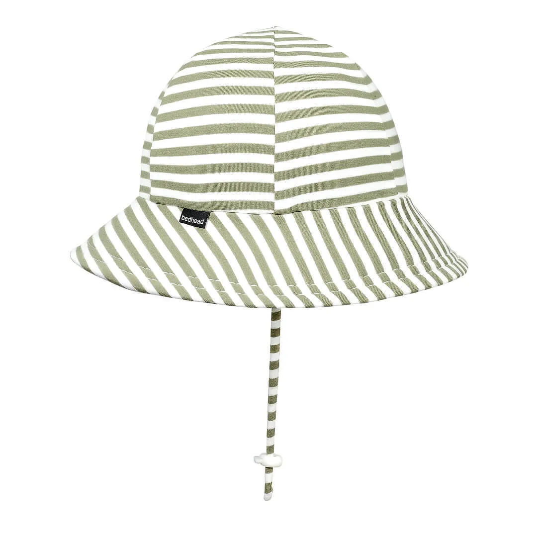 BEDHEAD TODDLER BUCKET HAT KHAKI STRIPE