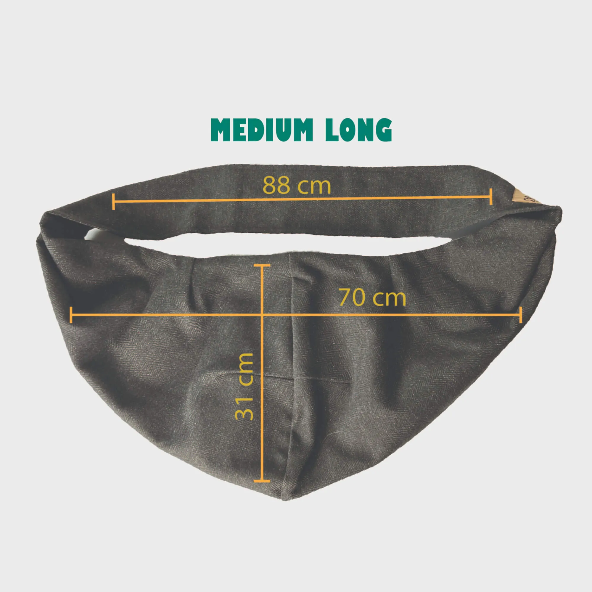 Black Tweed Dog Sling