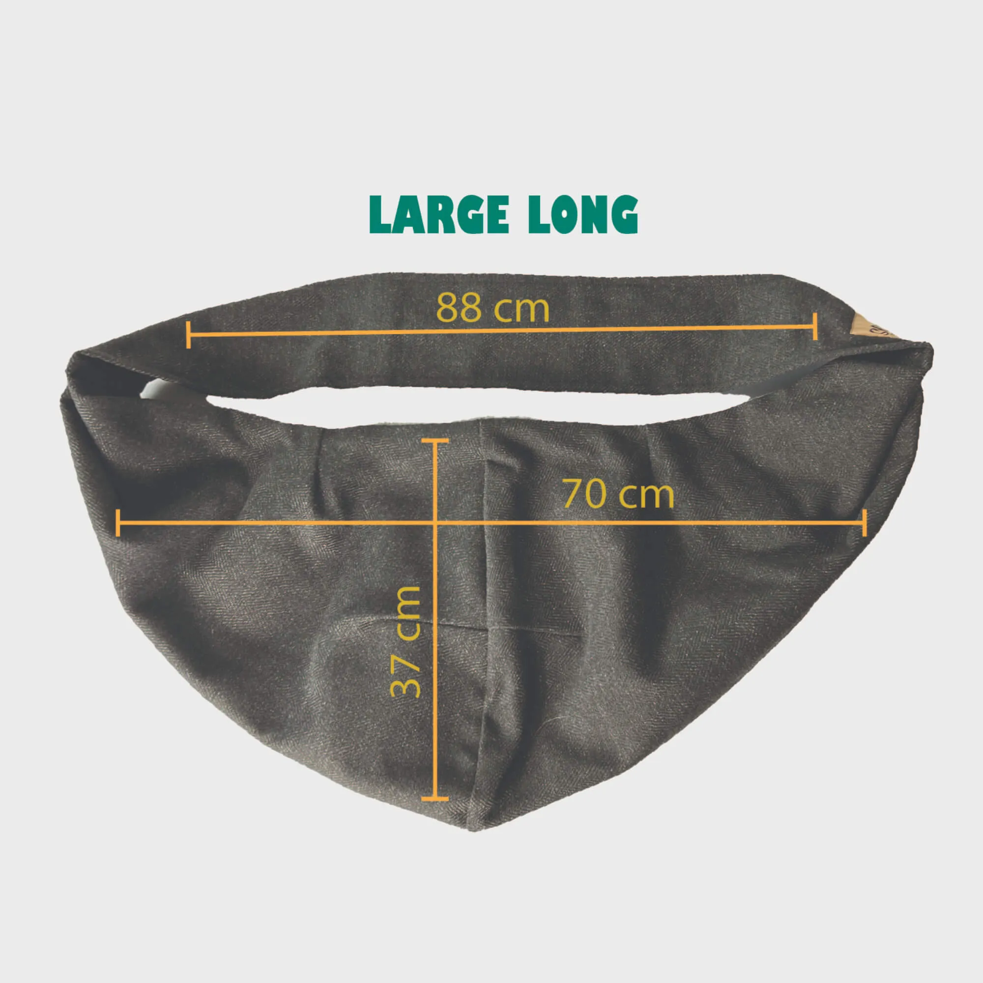 Black Tweed Dog Sling