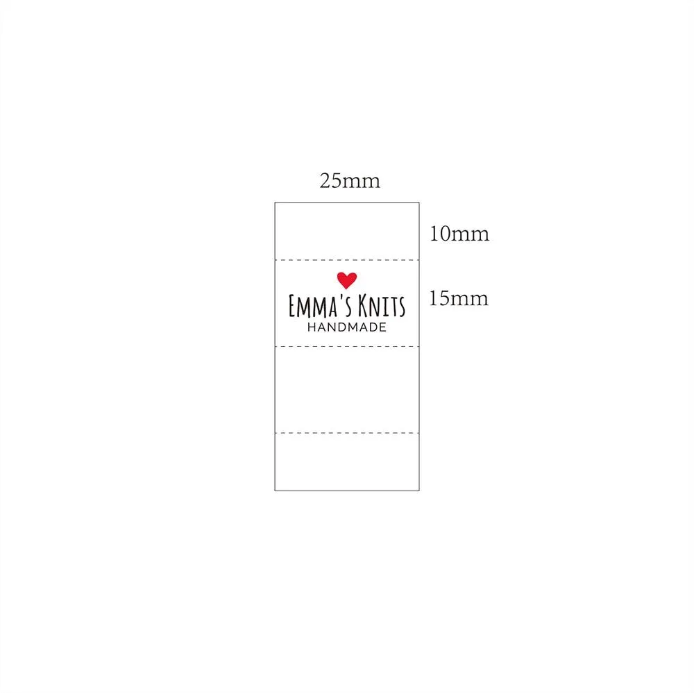 Custom Clothing Labels - Custom Personalized Tags - Engraving Engraved Labels For Products Sewing - Branding Knitting Handmade Supply