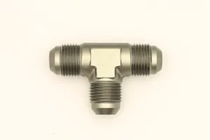 DeatschWerks 8AN Male Flare   8AN Male Flare To 8AN Male Flare Tee Fitting