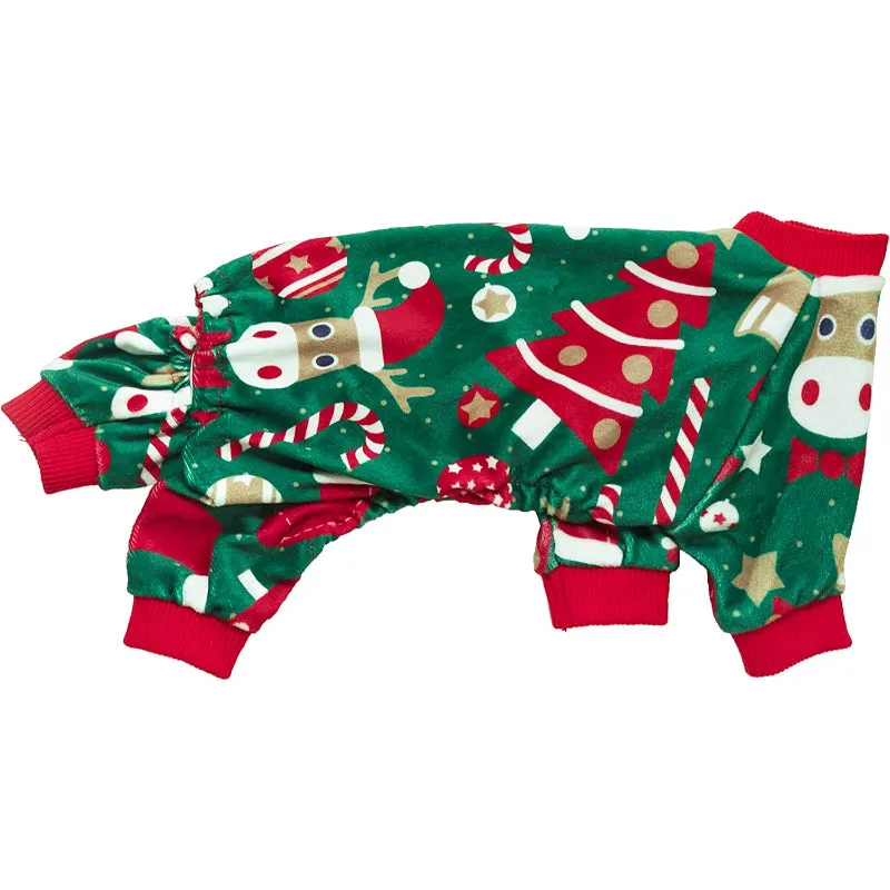 Dog Costume Lightweight Velvet Pajamas, Pet Clothes, Doggy Outfits Cat Jumpsuits