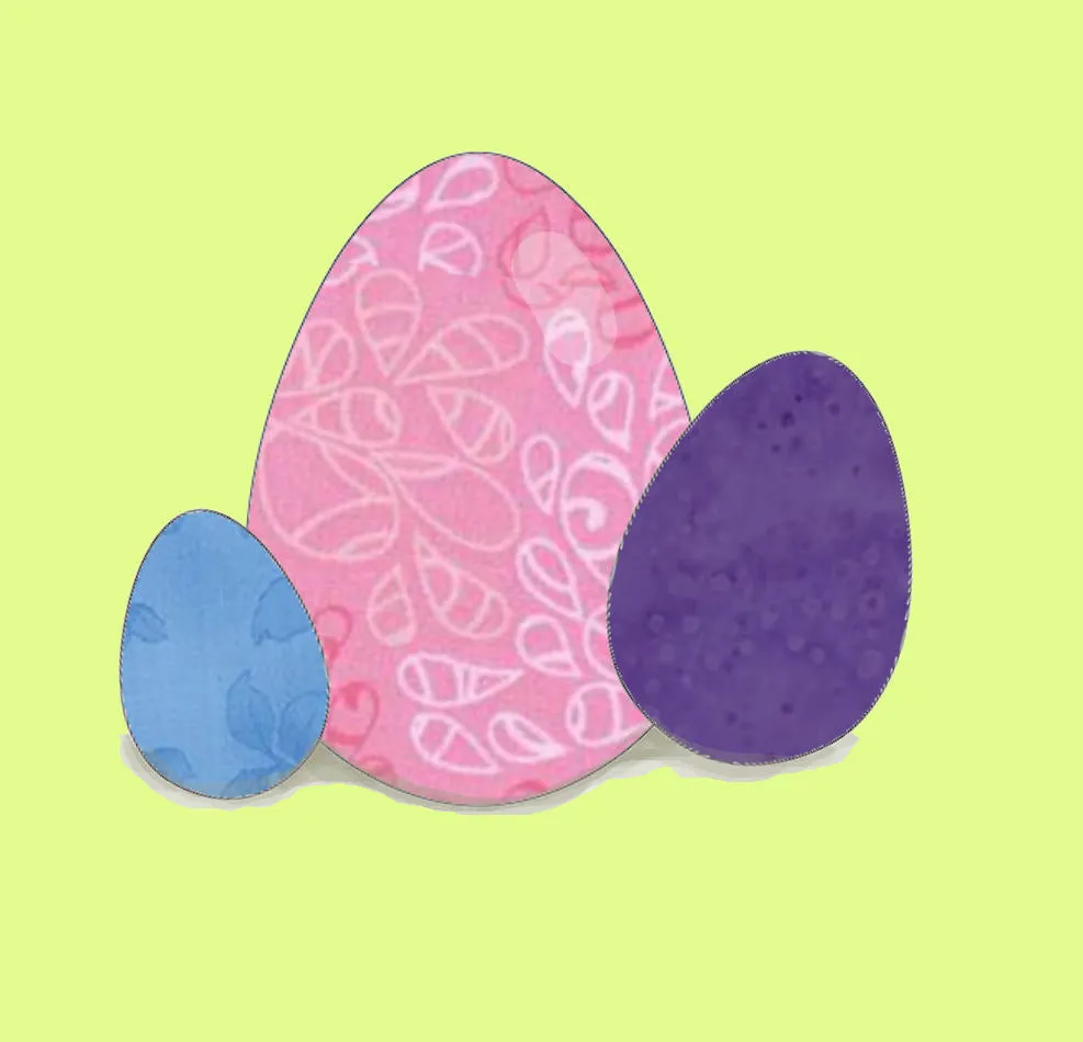 Eggs - 2¼”, 3¼”, and 5¼” Tall Cut Sizes Combo, includes mat