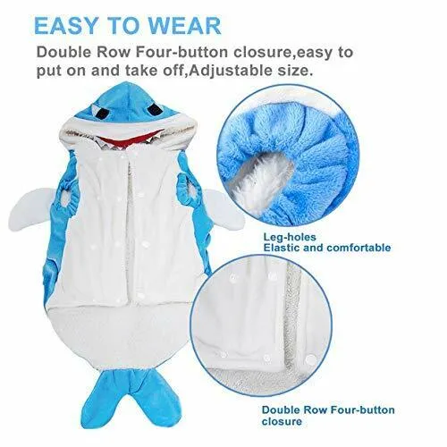Halloween Costumes Funny Dog Cat Shark Costumes Christmas Cosplay Dress Pajamas
