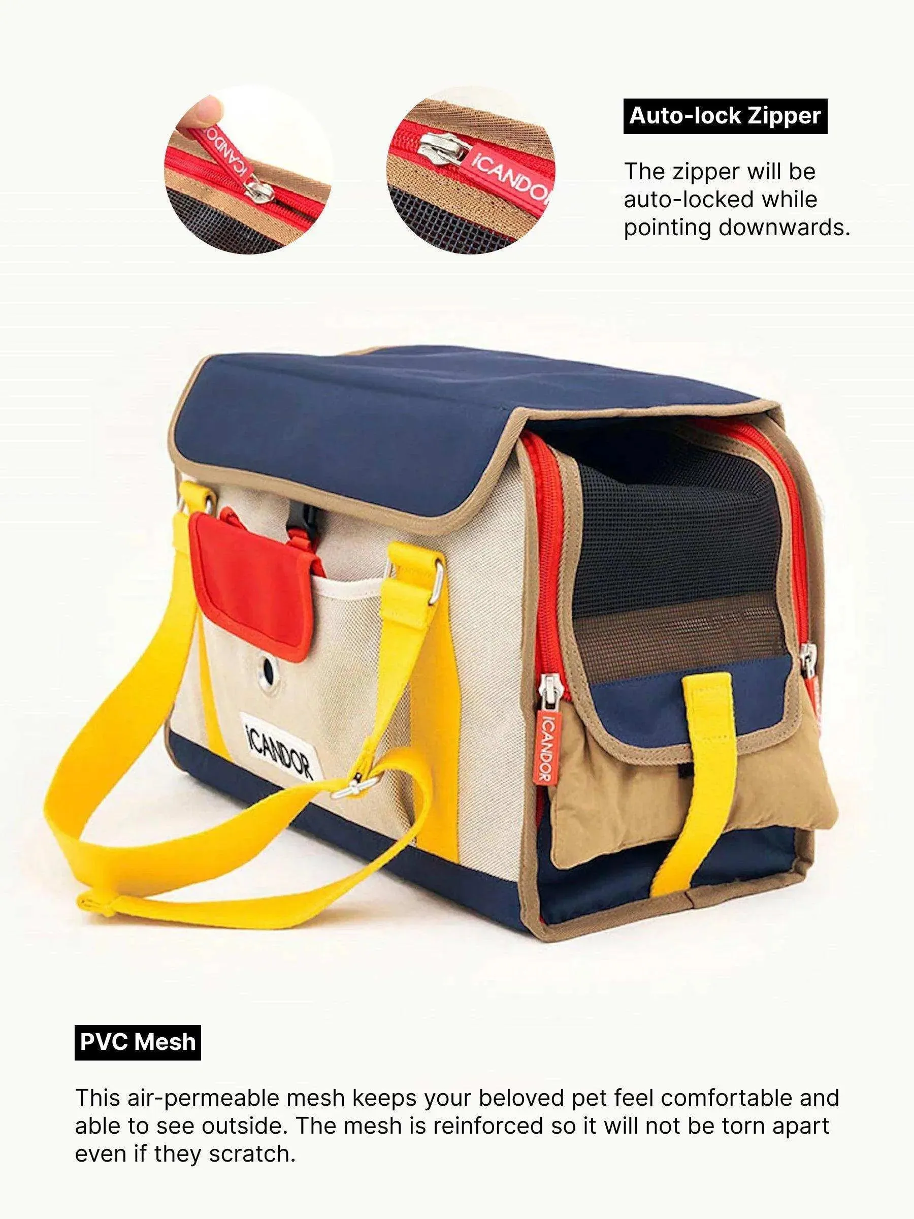 iBag | Pet Travel Carrier - Shy Navy