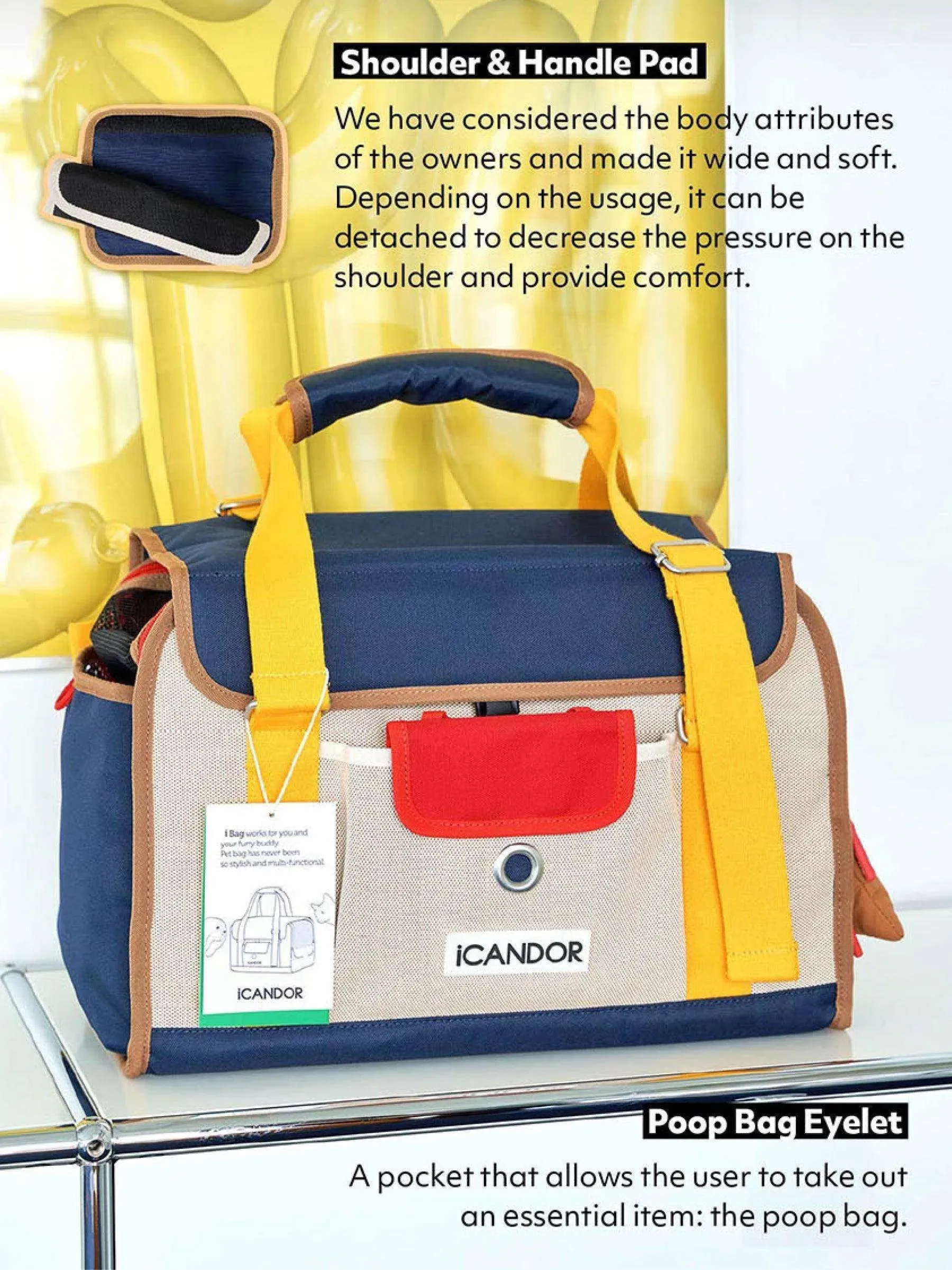 iBag | Pet Travel Carrier - Shy Navy