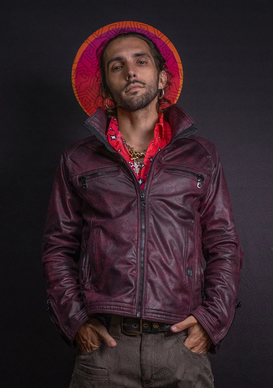 Jacket Men Alien / Fake Leather - Redwine SUNSHINE