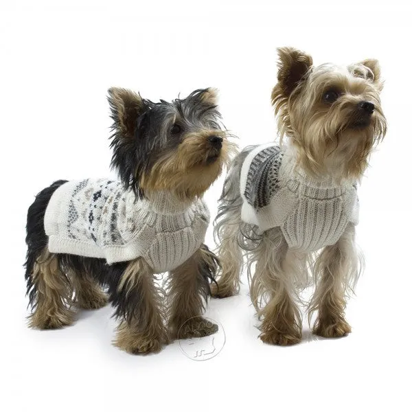 Knitted Dog Sweater (Frosty Isle)