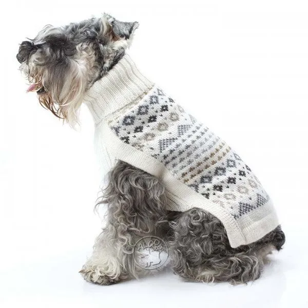 Knitted Dog Sweater (Frosty Isle)