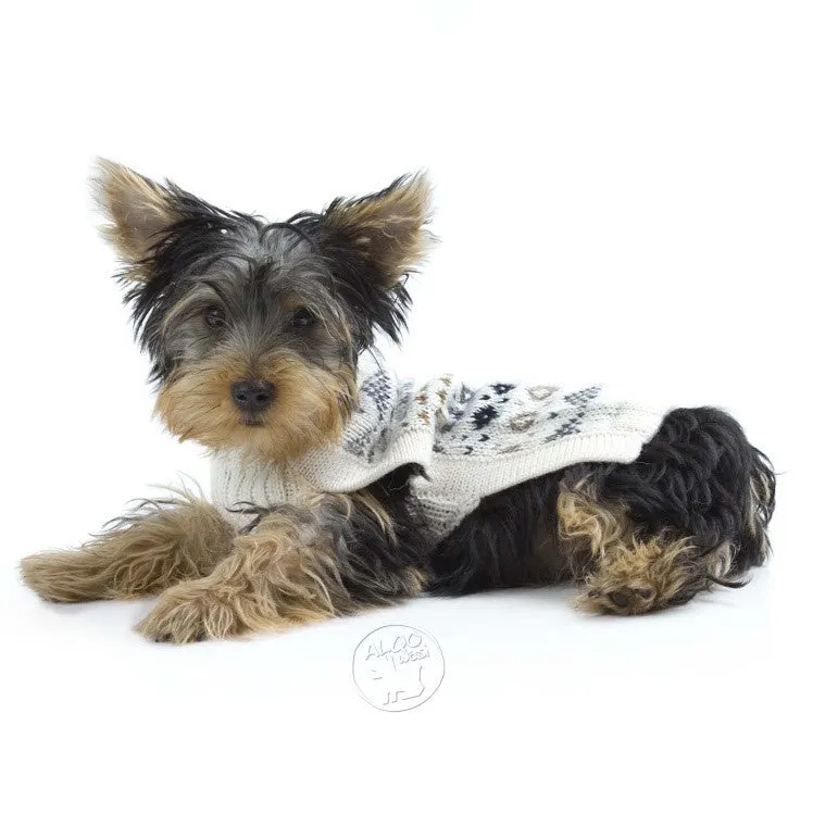 Knitted Dog Sweater (Frosty Isle)