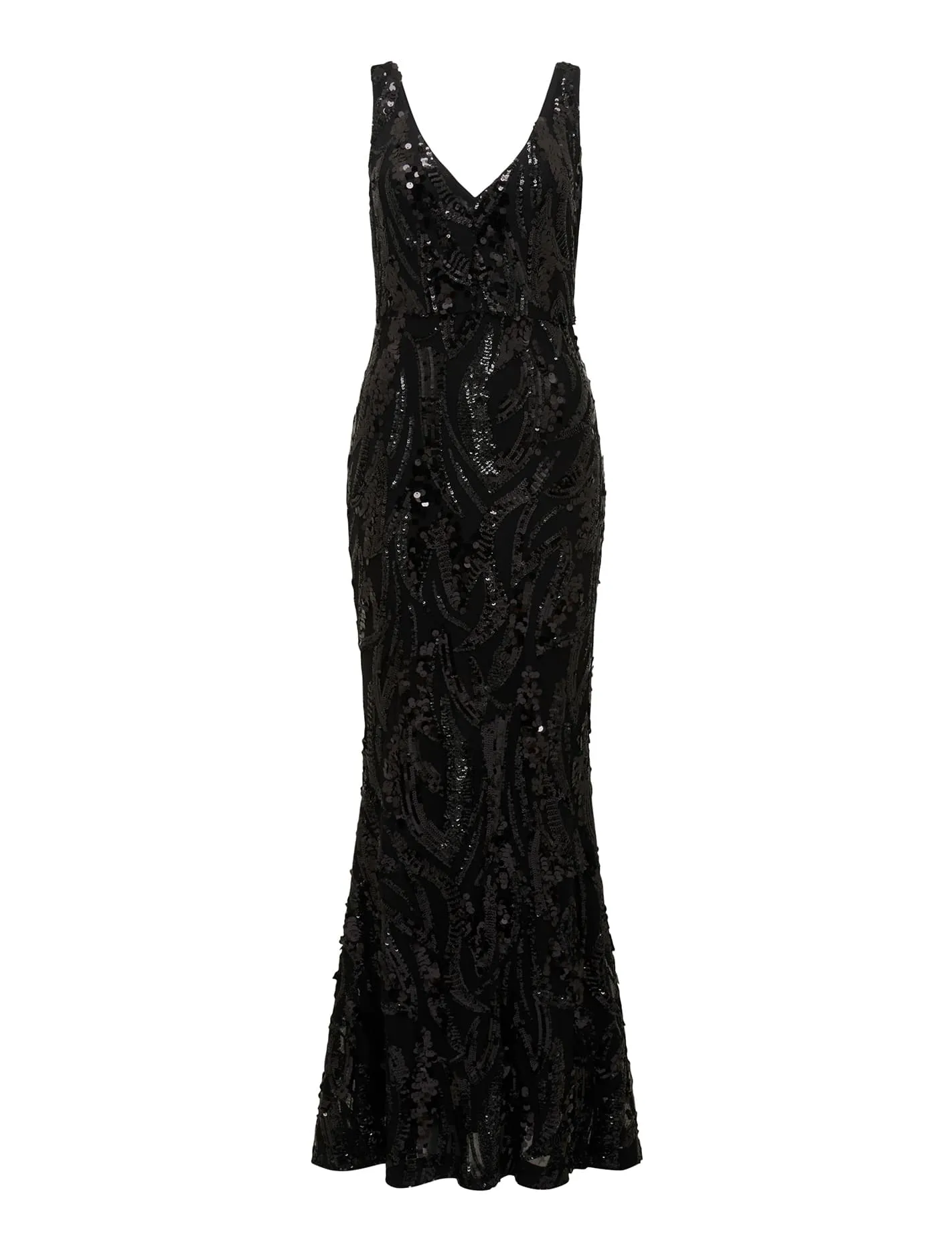Marlena V-Neck Sequin Dress