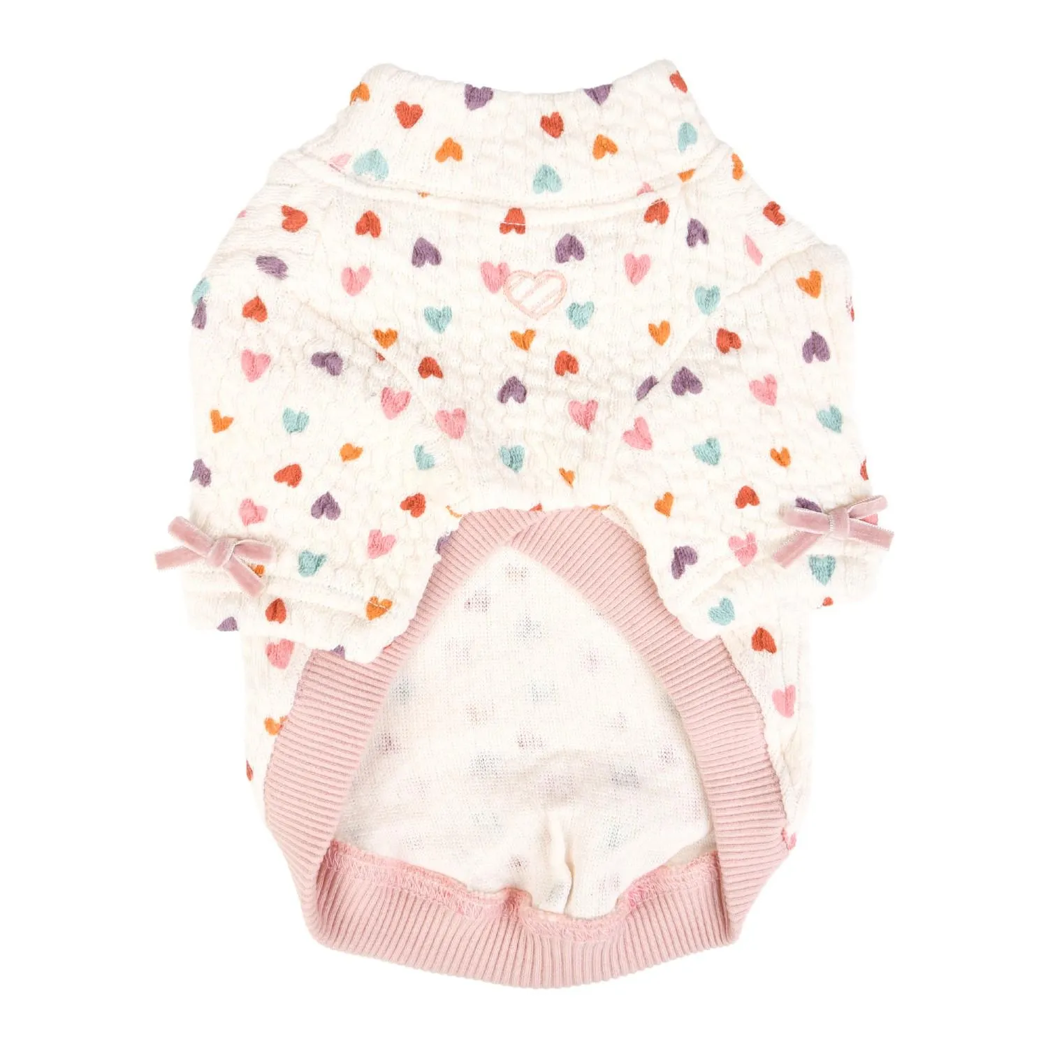 merry hearts sweater - ivory