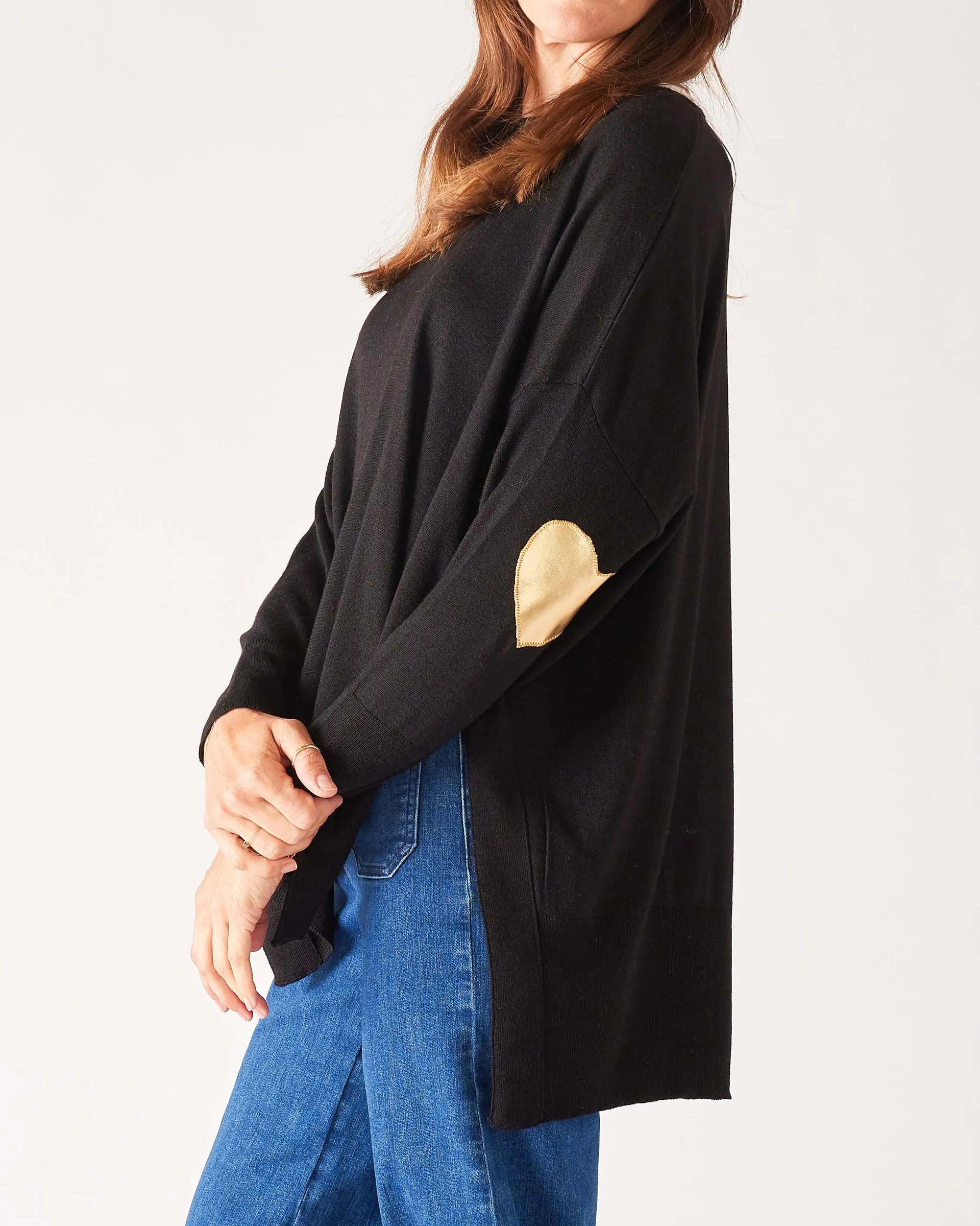 MERSEA - AMOUR SWEATER WITH HEART PATCH