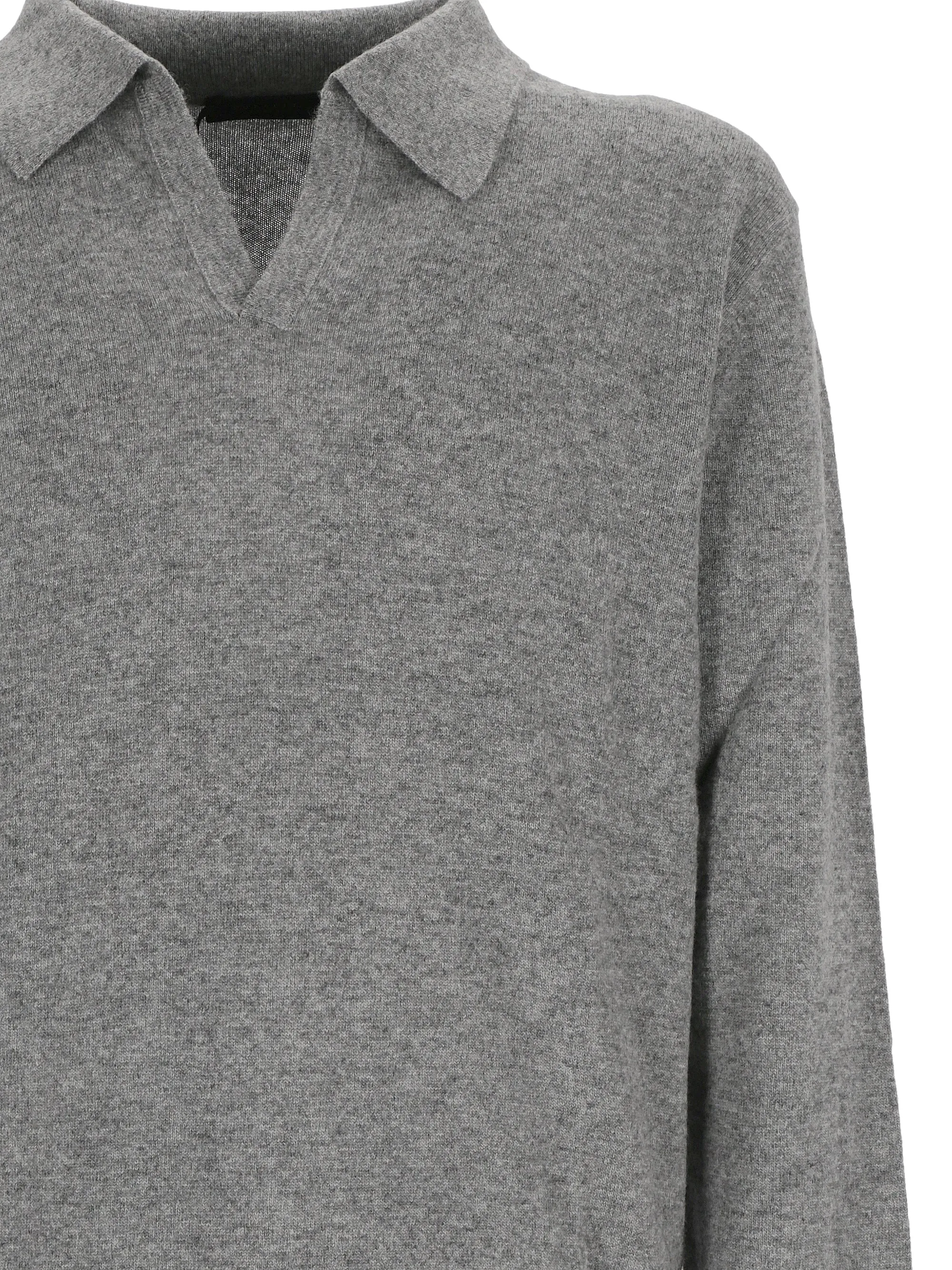 Mid Grey Crewneck Sweater for Men