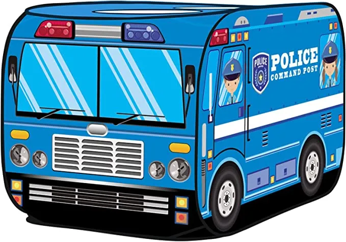 Police Car Kids Play Tent (Indoor & Outdoor) With 50 Balls