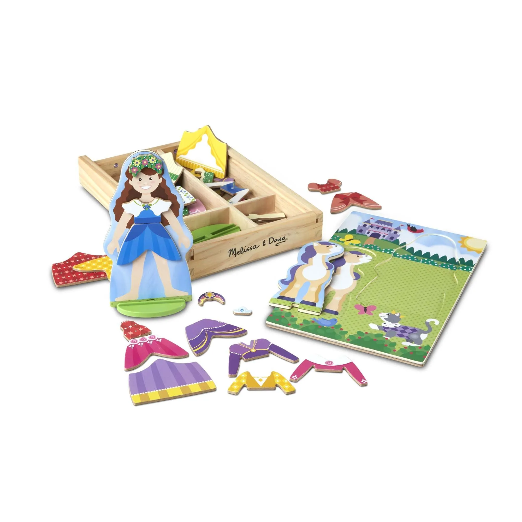 Princess Magnetic Dress-up Play Set