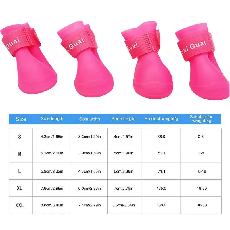 WATERPROOF Dog Rain Boots
