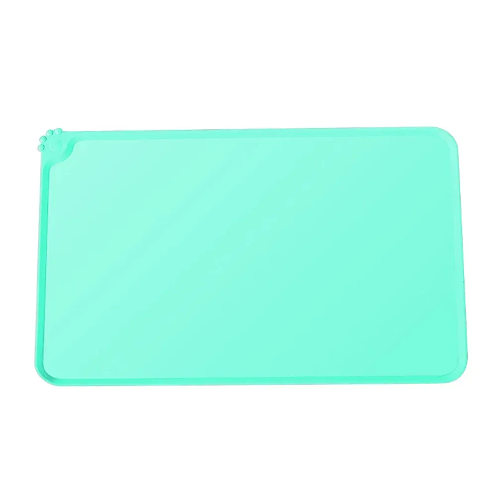 Waterproof Pet Feeding Mats with High Lips - Multiple Size and Colors