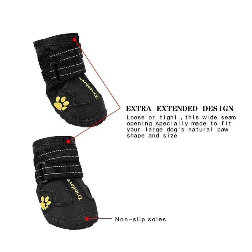 Waterproof Reflective Dog Shoes – Anti-Slip Rain Boots