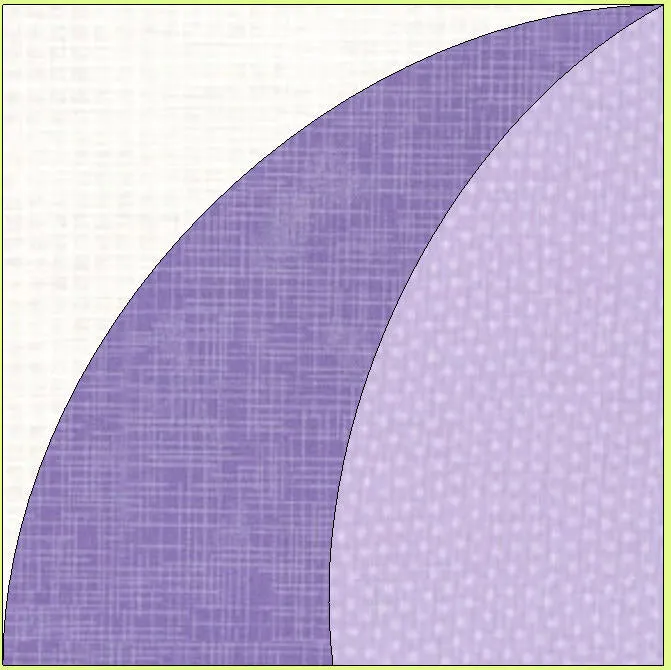 Wave Peak 4" finished block - 6633- includes cutting mat